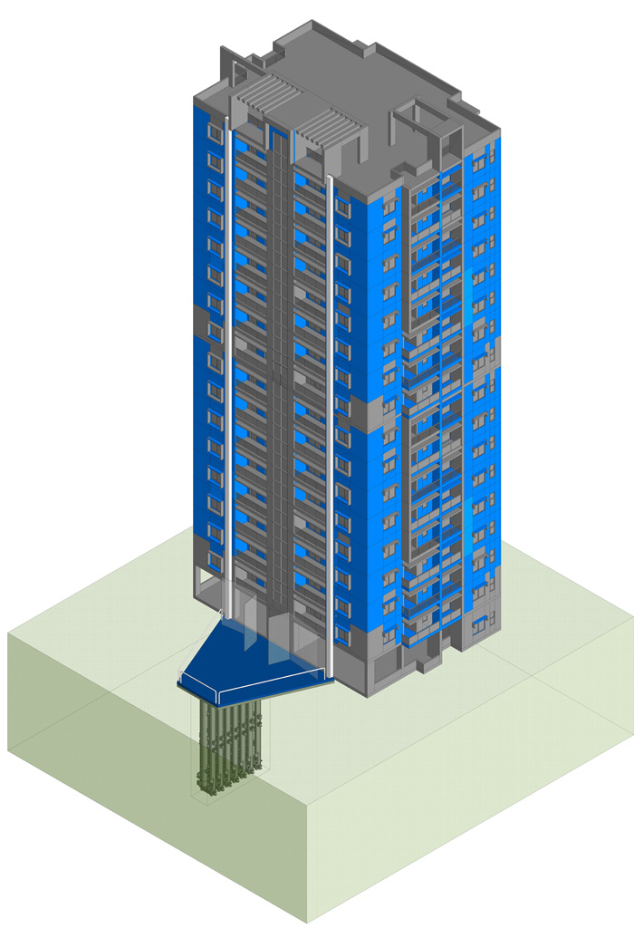 System of evacuation down